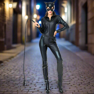 Women's Sexy Black Cat Halloween Costume