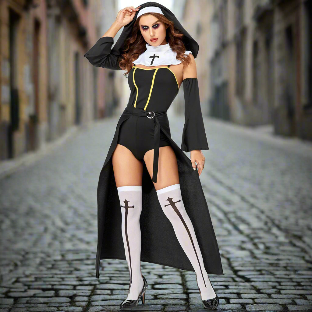 New Vampire Nun Halloween Costume